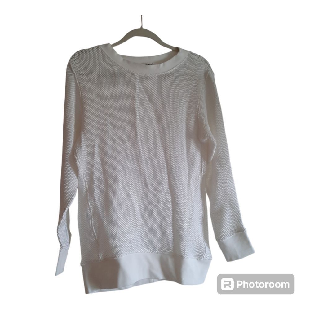 Helmut Lang Mesh Knit Sweater Top